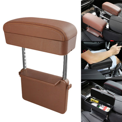 Universal Car PU Leather Wrapped Armrest Box Cushion Car Armrest Box Mat with Storage Box, 1pc(Black), 1pc (Black Red), 1pc(Black White), 1pc(Grey), 1pc(Beige), 1pc(Brown)