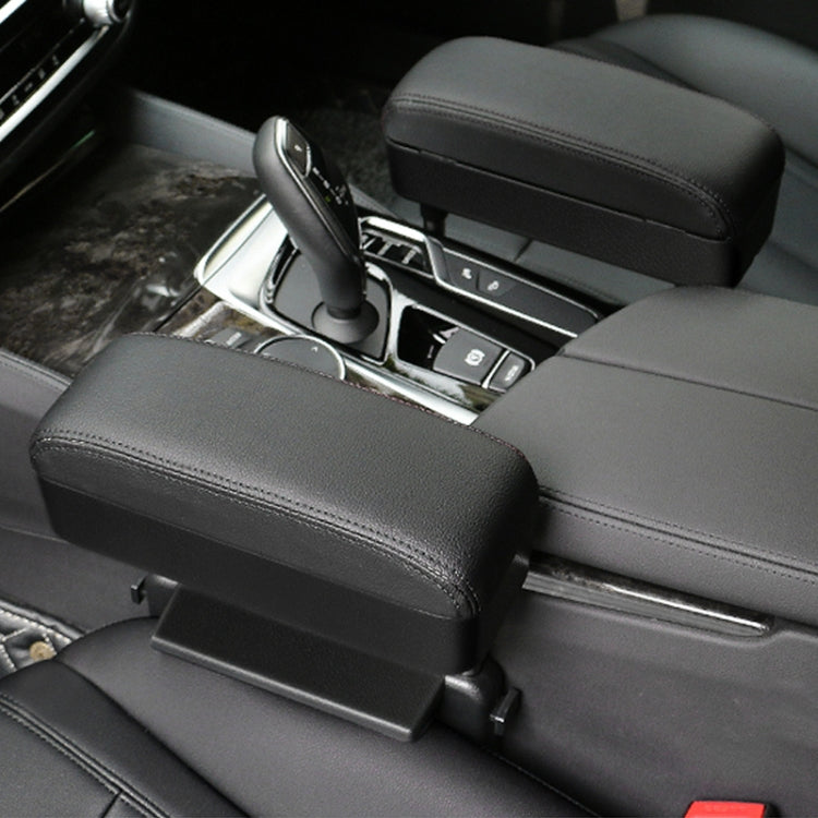 Universal Car Wireless Qi Standard Charger PU Leather Wrapped Armrest Box Cushion Car Armrest Box Mat with Storage Box, 1pc(Black), 1pc(Black Red), 1pc(Black White), 1pc(Grey), 1pc(Beige), 1pc(Brown)