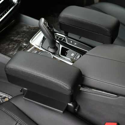 Universal Car Wireless Qi Standard Charger PU Leather Wrapped Armrest Box Cushion Car Armrest Box Mat with Storage Box, 1pc(Black), 1pc(Black Red), 1pc(Black White), 1pc(Grey), 1pc(Beige), 1pc(Brown)