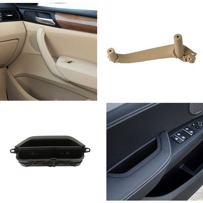 غطاء مقبض الباب الداخلي الأمامي الأيسر للسيارة 5141 7394 519-1 لسيارة BMW X3 X4، قيادة يسارية، الجزء الأمامي الأيسر الداخلي (أسود)، الجزء الأمامي الأيسر الداخلي (بيج)