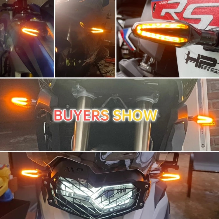 2pcs KC062 For BMW R1200 Motorcycle 18LEDs Turn Signal Light, KC062 (Transparent), KC062 (Transparent Black)