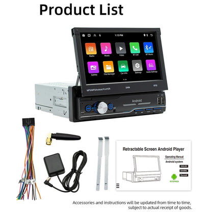SWM 9702 Car HD 7 inch Android Radio Receiver MP5 Player, Support FM & Bluetooth & GPS & WiFi, SWM - 9702