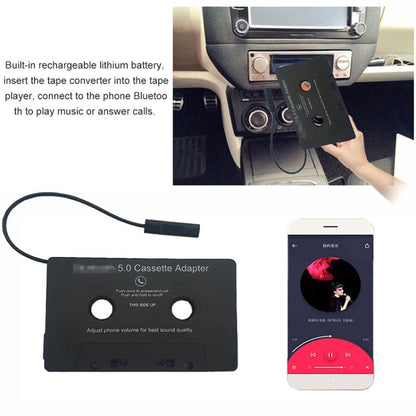محول بلوتوث عالمي للسيارة، شريط MP3 / SBC / ستيريو، كاسيت صوت بلوتوث، محول بلوتوث