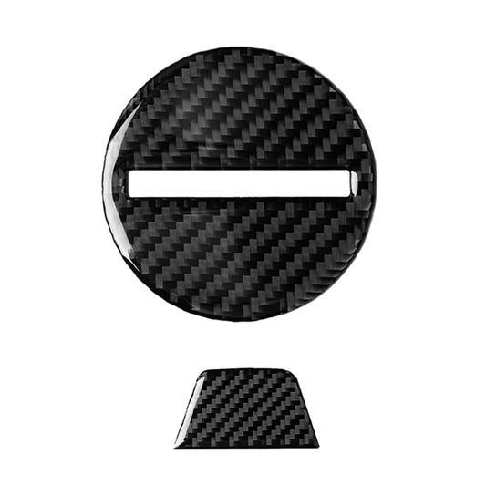 2 in 1 Car Carbon Fiber Steering Wheel Button Decorative Sticker for Chevrolet Camaro 2017-2019, Left and Right Drive Universal, For Chevrolet Camaro 2017-2019