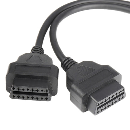 16PIN Car L Shape 90 Degree Connect OBD Diagnostic Extended Cable OBD2 Male to Female Cable, OBD2 Male to Female Cable