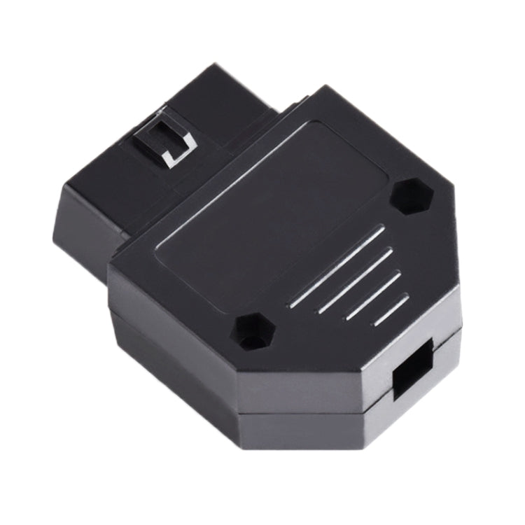 موصل OBD 2 أنثى للسيارة مكون من 16 سنًا، قابس OBD + جراب + طرف + برغي، أنثى