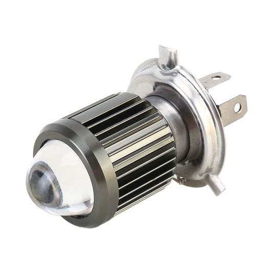 مصابيح أمامية للدراجات النارية ثنائية اللون H4 DC12-80V / 10W / 6000K / 3000K / 800LM مع عدسة عرض، H4