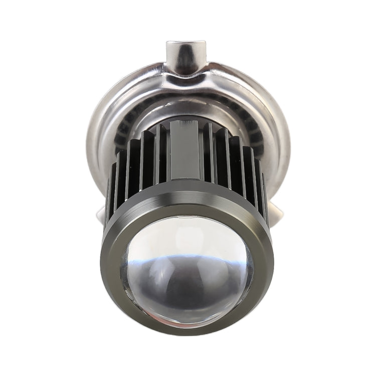 مصابيح أمامية للدراجات النارية ثنائية اللون H4 DC12-80V / 10W / 6000K / 3000K / 800LM مع عدسة عرض، H4