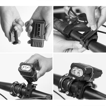 Mountain Bike Light Headlights Super Bright Rechargeable Flashlight Night Riding Equipment