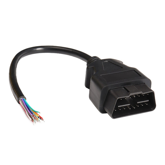 كابل تمديد OBD 2 ذكر 16 سنًا لخط فتح ماسح تشخيص السيارة، طول الكابل: 60 سم، 60 سم