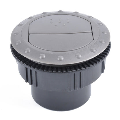 Universal 60mm Round AC Air Outlet Vent for RV Bus Boat Yacht Auto Air Conditioner Vent Replacement Parts Car Accessories, B Style (Grey), B Style (Black)