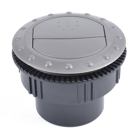Universal 60mm Round AC Air Outlet Vent for RV Bus Boat Yacht Auto Air Conditioner Vent Replacement Parts Car Accessories, B Style (Grey), B Style (Black)