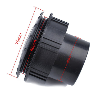 Universal 60mm Round AC Air Outlet Vent for RV Bus Boat Yacht Auto Air Conditioner Vent Replacement Parts Car Accessories, B Style (Grey), B Style (Black)