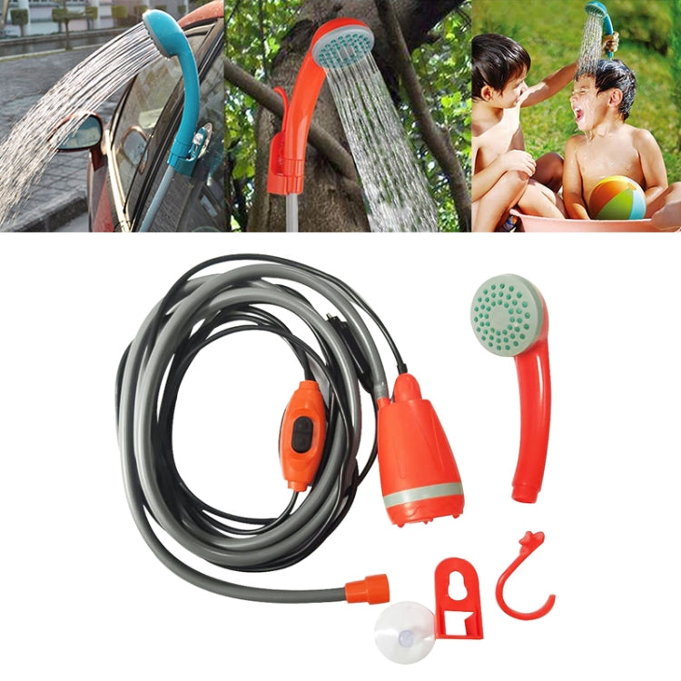 12V Portable Outdoor Universal Car Electric Shower Sprinkler Washer, Car Washer (Blue), Car Washer (Orange)