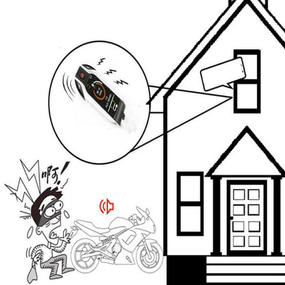 Universal Motorcycle Alarm Bidirectional Anti-theft Device with Induction Remote Control, Anti-theft Device