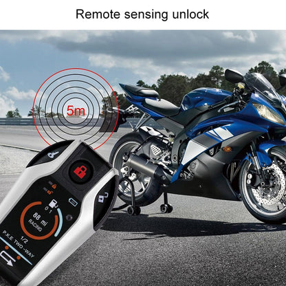Universal Motorcycle Alarm Bidirectional Anti-theft Device with Induction Remote Control, Anti-theft Device