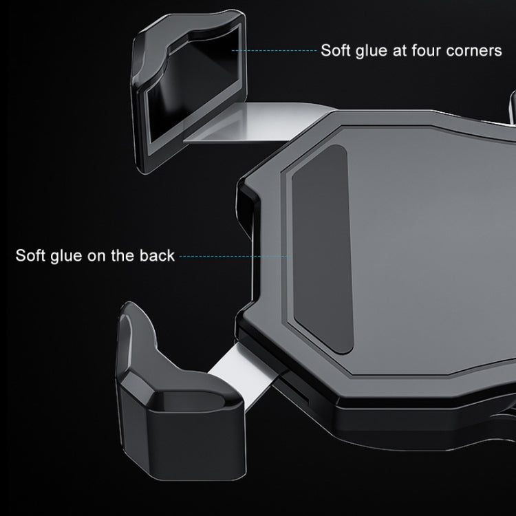 Motorcycle / Bicycle Semi-automatic Contraction Fixing Bracket Phone Holder, Phone Holder