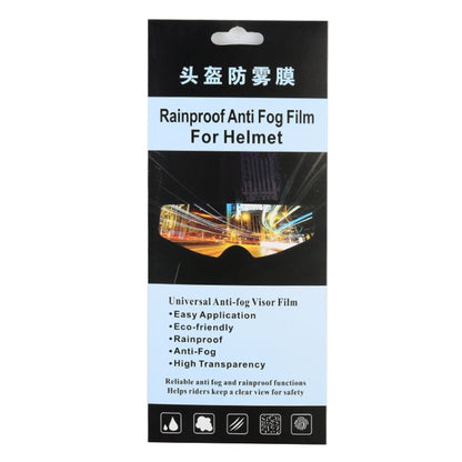 Motorcycle Helmet Visor Anti-fog Shield Helmet Film, 24.5x7.5cm