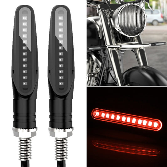 2 PCS D12V / 1W Motorcycle LED Waterproof Side Lights Turn Signal Light, Turn Light  (Blue Light), Turn Light (Red Light), Turn Light, Turn Light (Yellow Light)