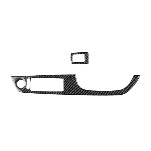 2 in 1 Carbon Fiber Car Right Driving Lifting Panel Decorative Sticker for BMW E92 2005-2012, For BMW