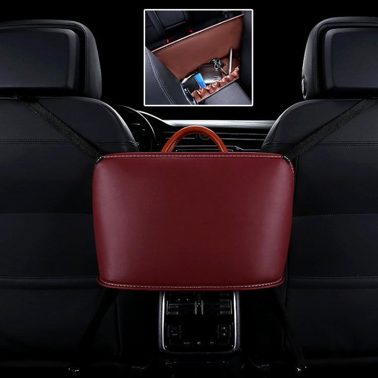 Car Front Seat Hanging Bag Storage Bag, Storage Bag (Beige), Storage Bag (Red), Storage Bag (Wine Red), Storage Bag (Brown), Storage Bag (Black), Storage Bag