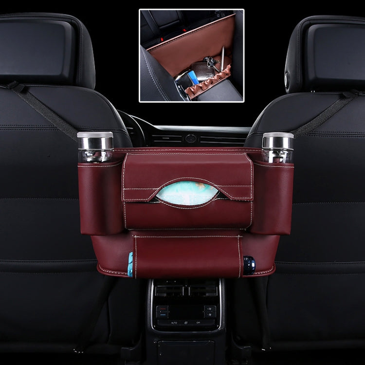 Car Front Seat Hanging Bag Paper Towel / Water Cup Storage Bag, Paper Towel / Water Cup (Brown), Paper Towel / Water Cup (Black), Paper Towel / Water Cup, Paper Towel / Water Cup (Pink), Paper Towel / Water Cup (Beige), Paper Towel / Water Cup (Red)���...