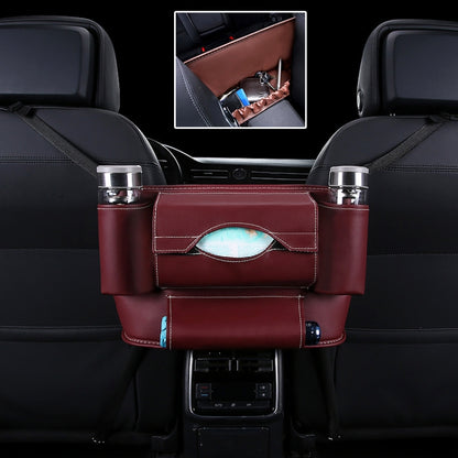 Car Front Seat Hanging Bag Paper Towel / Water Cup Storage Bag, Paper Towel / Water Cup (Brown), Paper Towel / Water Cup (Black), Paper Towel / Water Cup, Paper Towel / Water Cup (Pink), Paper Towel / Water Cup (Beige), Paper Towel / Water Cup (Red)���...