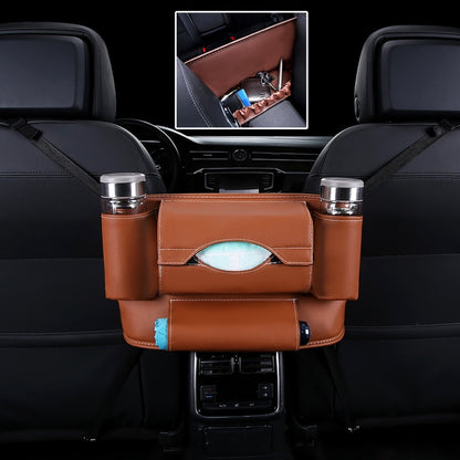 Car Front Seat Hanging Bag Paper Towel / Water Cup Storage Bag, Paper Towel / Water Cup (Brown), Paper Towel / Water Cup (Black), Paper Towel / Water Cup, Paper Towel / Water Cup (Pink), Paper Towel / Water Cup (Beige), Paper Towel / Water Cup (Red)���...