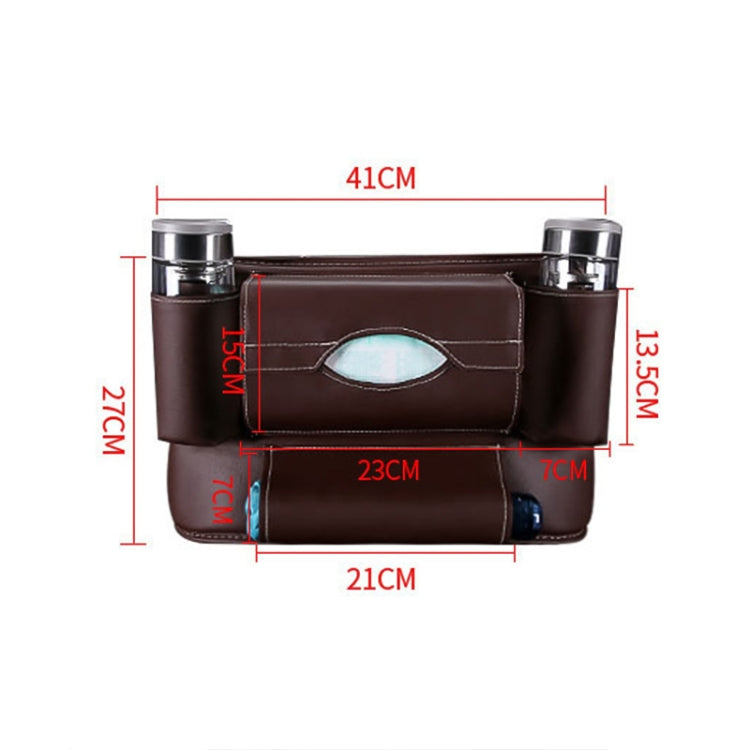 Car Front Seat Hanging Bag Paper Towel / Water Cup Storage Bag, Paper Towel / Water Cup (Brown), Paper Towel / Water Cup (Black), Paper Towel / Water Cup, Paper Towel / Water Cup (Pink), Paper Towel / Water Cup (Beige), Paper Towel / Water Cup (Red)���...