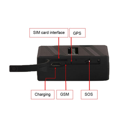جهاز تتبع المركبات والشاحنات والسيارات المغناطيسي القوي TK600 2G GPS / GPRS / GSM في الوقت الفعلي، TK600
