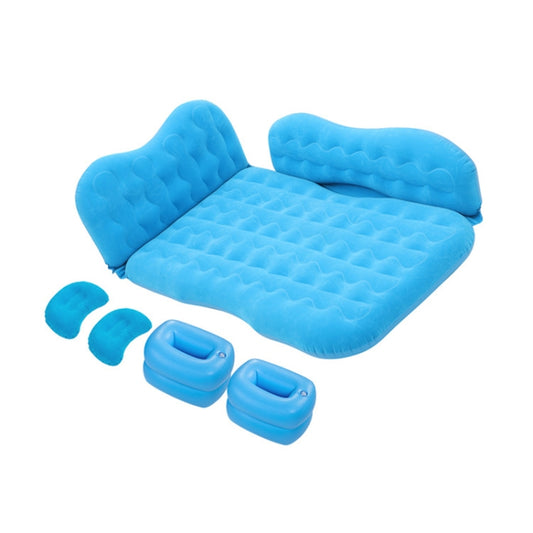 Universal Car Travel Inflatable Mattress Air Bed Camping Back Seat Couch with Head Protector + Wide Side Baffle
