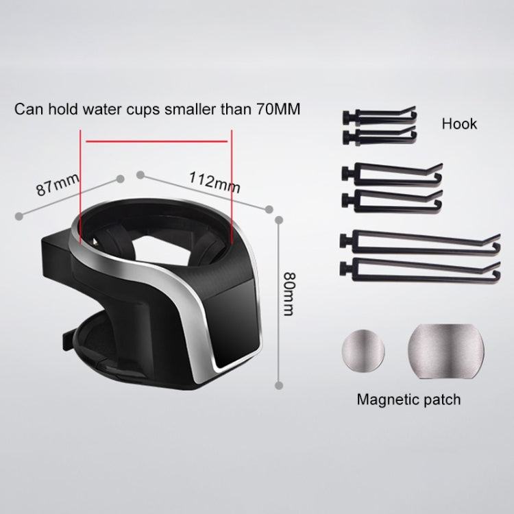 2 in 1 Car Air Outlet Magnetic Mount Beverage Cup Stand Phone Holder