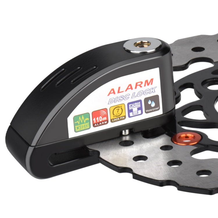 Motorcycles / Bicycle Anti-theft Lock Alarm Disc Brakes Lock with Cable and Bag