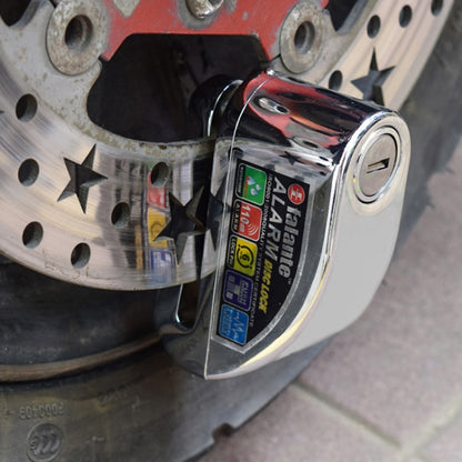 Motorcycles / Bicycle Anti-theft Lock Alarm Disc Brakes Lock with Cable and Bag