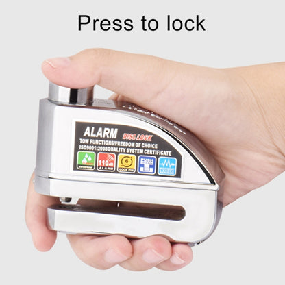 Motorcycles / Bicycle Anti-theft Lock Alarm Disc Brakes Lock with Cable and Bag