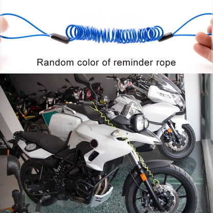 Motorcycles / Bicycle Anti-theft Lock Alarm Disc Brakes Lock with Cable and Bag