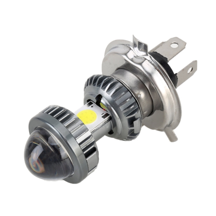 H4 DC9-18V / 4.7W (H)2.2W(L) / 6000K / 500LM Motorcycle LED Headlight with COB Lamp Beads, H4