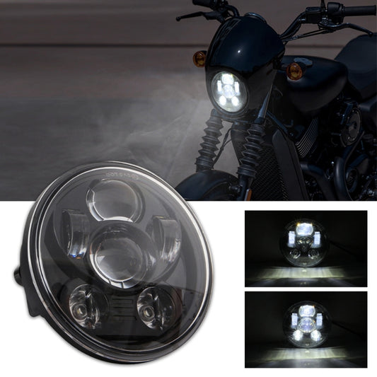 مصباح أمامي دائري للدراجات النارية من EagleVision DC9-30V، 35 واط، 6000 كلفن، 4000 لومن، 5.75 بوصة، 6 مصابيح LED، مناسب لدراجات Harley-Davidson