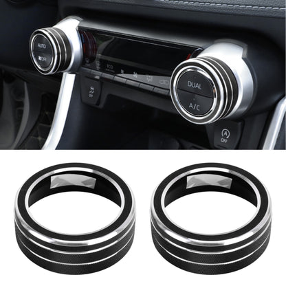 2 PCS Car Aluminum Alloy Air Conditioner Knob Case for Toyota RAV4 / Wildlander, For Toyota RAV4 / Wildlander (Black), For Toyota RAV4 / Wildlander (Blue), For Toyota RAV4 / Wildlander (Red)
