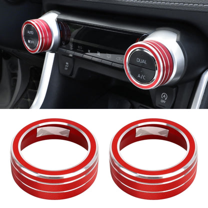 2 PCS Car Aluminum Alloy Air Conditioner Knob Case for Toyota RAV4 / Wildlander, For Toyota RAV4 / Wildlander (Black), For Toyota RAV4 / Wildlander (Blue), For Toyota RAV4 / Wildlander (Red)