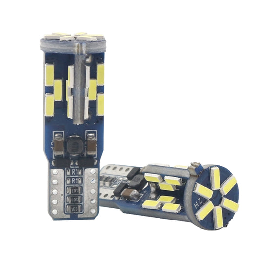 10 قطع T10 DC12V / 3W / 6000K / 180LM أضواء LED لفك تشفير Canbus للسيارة مع 30 مصباح LED SMD-4041، T10 DC12V / 3W