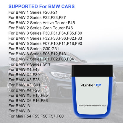 Vgate VLINKER BM V2.2 Bluetooth 3.0 Android Phone Car OBD Fault Diagnosis Detector, BM V2.2 Bluetooth 3.0