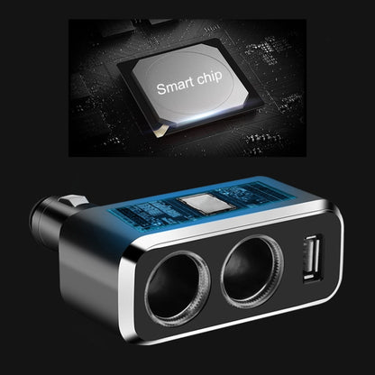 شونوي SD-1909 شاحن سيارة 2 في 1 بمنفذ USB، 80 واط، 0.8 أمبير، دوران حر 90 درجة، ولاعة سجائر، SD-1909 (أسود)، SD-1909