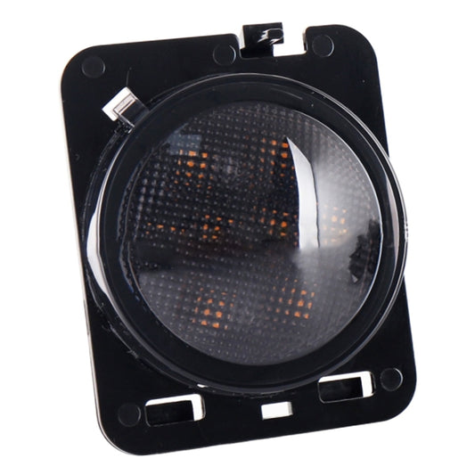 2 PCS 8W DC 12V Car SUV Refit LED Wheel Eyebrow Turn Signal for Jeep Wrangler JK 07-17, Specification: Butt Assembly with Aperture, Specification: Butt Assembly with Aperture
