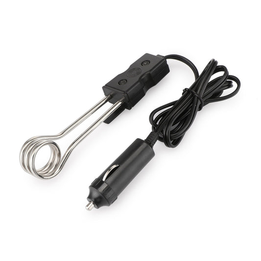 12V 10A 120-140W Cigarette Lighter Car Electric Heating Water Stick Water Heater, 12V