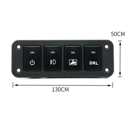 12-24V Car Modified 4-position Switch Panel for Toyota , For Toyota