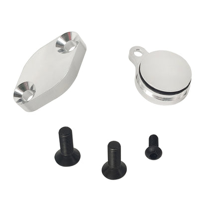 ZK-058 Car LS EGR Delete Intake Exhaust Block Off Plate for Chevrolet Silverado LSX 4.8L 5.3L 6.0L LQ4, ZK-058