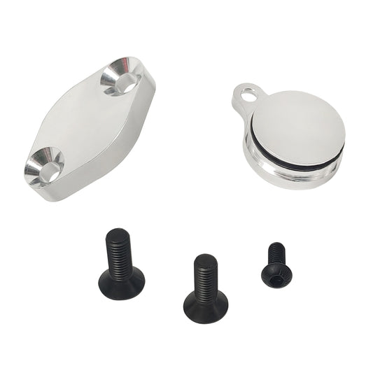 ZK-058 Car LS EGR Delete Intake Exhaust Block Off Plate for Chevrolet Silverado LSX 4.8L 5.3L 6.0L LQ4, ZK-058