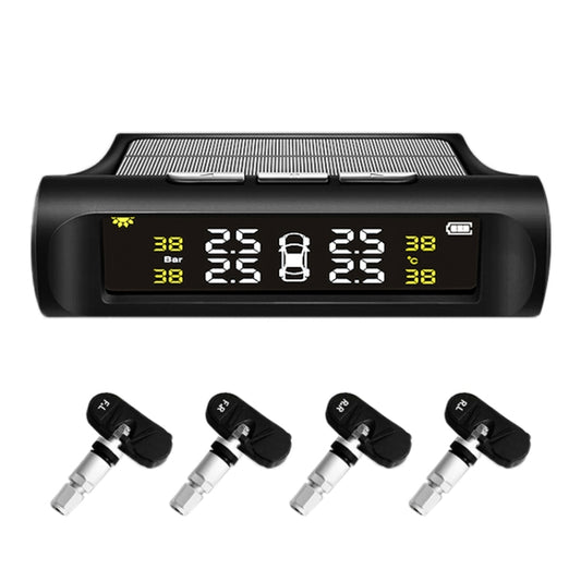 YB-P0248 Universal Car Wireless Solar Built-in TPMS Tire Pressure Monitor Detector, YB-P0248