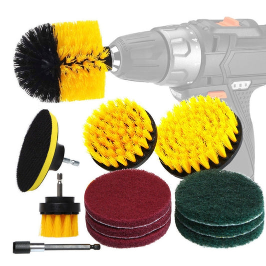 12 in 1 Cleaning Descaling Electric Drill Brush Head Set